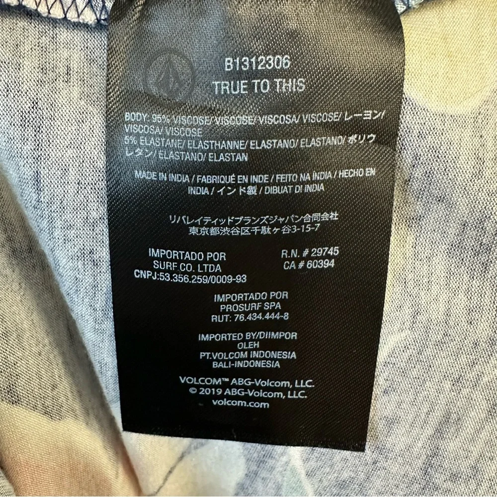 Volcom Navy Floral Maxi Sun Dress - Picture 9 of 10